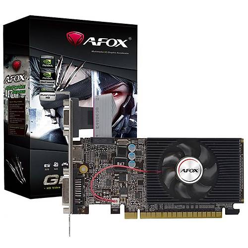 AFOX GeForce GT610 2GB DDR3 64Bit Nvidia Ekran Kart AF610-2048D3L7-V6 (LP)