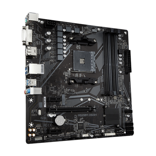 GigaByte A520M-DS3H 4733 OC DDR4 Hdm M.2 mATX AM4 Anakart