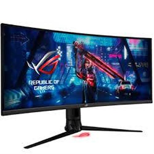 ASUS ROG STRIX XG349C 34 IPS KAVSL FREESYNC VE GSYNC UYUMLU 3440x1440 1ms 180Hz 400cd DP HDMI USB Hoparlr VESA 3YIL ELMB, 135% sRGB, HDR YKSEKLK AYARLI MONTR
