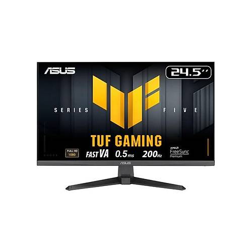Asus Tuf Gam�ng VG257Q5A 24.5 Fast Va 1920X1080 0.5ms 200Hz 200Hz Dp HDMI Hoparl�r Vesa 3y�l Elmb Sync, Gaming A�, Eyecare Monit�r