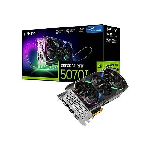 PNY Rtx 5070 Ti Oc Argb Siyah Ekran Kart� (VCG5070T16TFXXPB1-O)