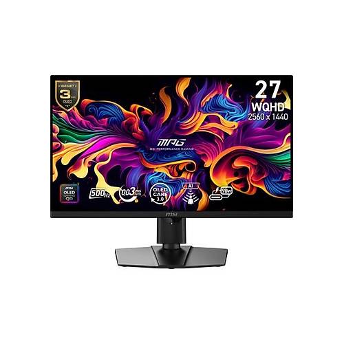 MSI Ms� 26.5 Mpg 271QR Qd-Oled X50 2560X1440 (Wqhd) 16:9 Flat Qd-Oled 500HZ 0.03MS Adapt�ve-Sync Gam�ng Mon�tor
