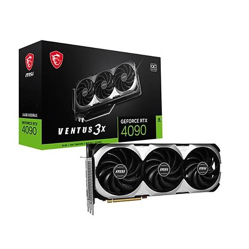 MSI GeForce RTX 4090 VENTUS 3X 24G OC 24GB GDDR6X 384Bit Nvidia Ekran Kart