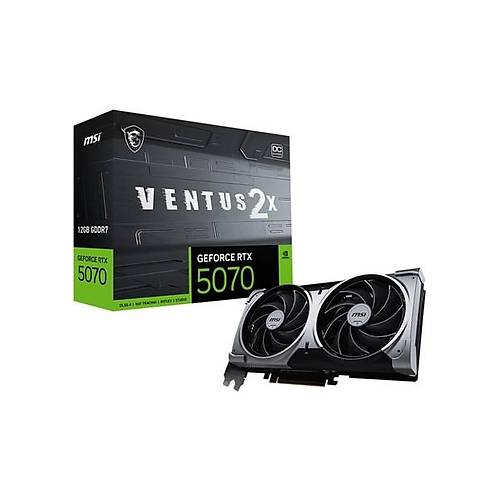 MSI Ms� VGA Geforce Rtx 5070 12G Ventus 2x Oc RTX5070 12GB Gdrr7 192B DX12 Pc�e 5.0 X16 (3xdp 1xhdm�)