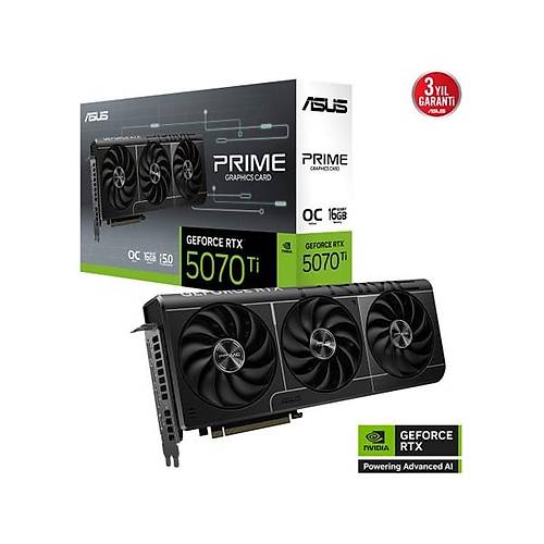 Asus PRIME-RTX5070TI-O16G RTX5070TI 16GB Gddr7 256BIT 3xdp/1xhdm�