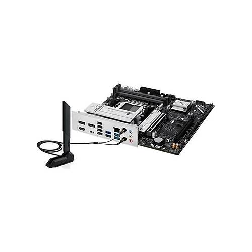 Asus PRIME B850M-A WIFI AMD B850 AM5 DDR5 8000 2xDP HDMI 3x M2 USB3.2 WiFi 6E + BT AURA RGB 2.5Gbit LAN mATX 256GB?a kadar ram deste�i, ASUS 5X PROTECTION III, 1xGen5 M.2