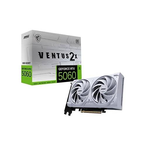 MSI Ms� VGA Geforce Rtx 5060 8g Ventus 2x Oc Wh�te RTX5060 8gb Gddr7 128B DX12 Pc�e 5.0 X16 (3xdp 1xhdm�)
