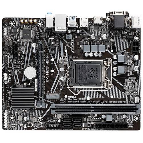 GIGABYTE H410M S2H V3 2666MHz DDR4 HDMI DVI VGA M.2 Micro-ATX 1200P Anakart