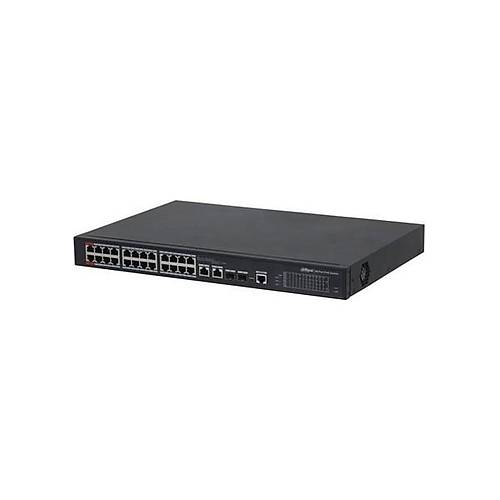 Dahua DH-PFS4226-24ET-240-V3 24 Port Poe 10/100 2x Sfp Port 2 Port 100/1000 Uplink Rack Mount 240W Hi-Poe Switch