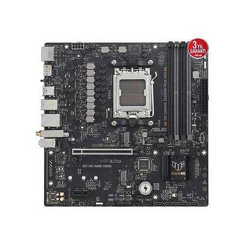 Asus Tuf Gam�ng A620AM-PLUS W�f� Amd A620A Am5 Ddr5 7600 2xdp HDMI �ift M2 Usb3.2 Ax Wifi + Bt Aura Rgb 2.5gbit Lan Matx 8+2+1+1 G�� A�amalar�, Asus Tuf Protect�on, B�os Flashback