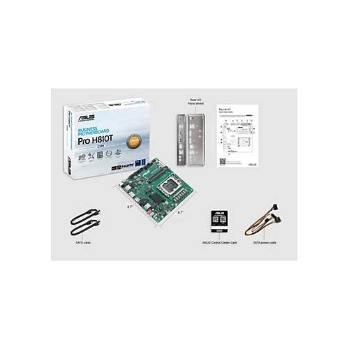 Asus Pro H810T-CSM Intel H810 Lga 1851 (Socket V1) Mini Itx Anakart