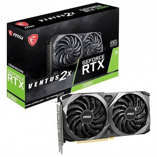 MSI GeForce RTX 3060 VENTUS 2X 12GB OC 12GB GDDR6 192Bit Nvidia Ekran Kart