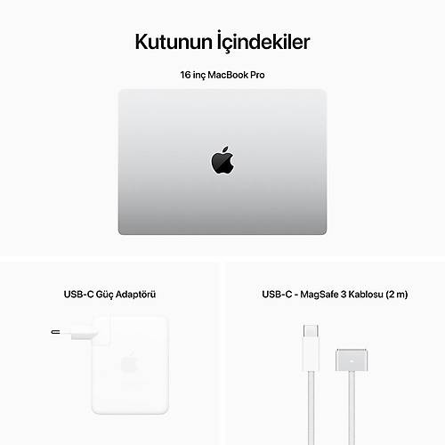 Apple MacBook Pro M2 16GB 512GB SSD 14 Gümüş MPHH3TU/A