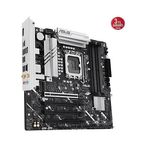 Asus B860M MAX GAMING AX WIFI6 DDR5 HDMI-DP TYPEC PCIE 5.0 1851P MATX