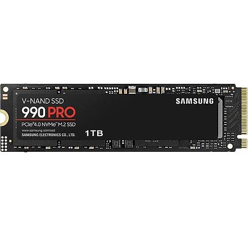 Samsung 990 Pro 1TB PCIe 4.0 NVMe M.2 SSD (7450/6900MB/s) MZ-V9P1T0BW