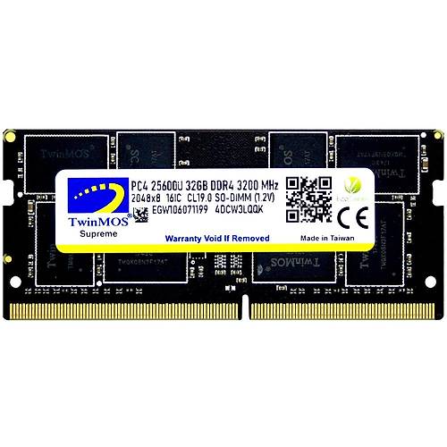 TwinMOS DDR4 32GB 3200MHz Notebook Ram