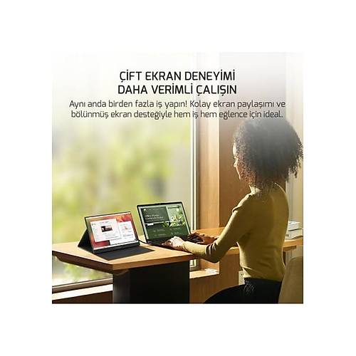 Ezcool Lite E15T 15.6 In� 60Hz 4 Ms Fhd Portable 1920 x 1080 LCD Monit�r