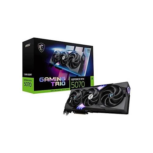 MSI GeForce RTX 5070 12G GAMING TRIO OC 12GB GDDR7 192 Bit DLSS 4 Ekran Kart�