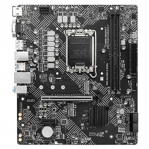 MSI PRO H610M-G DDR4 3200MHZ Vga Hdm Dp M.2 1700P Micro ATX Anakart