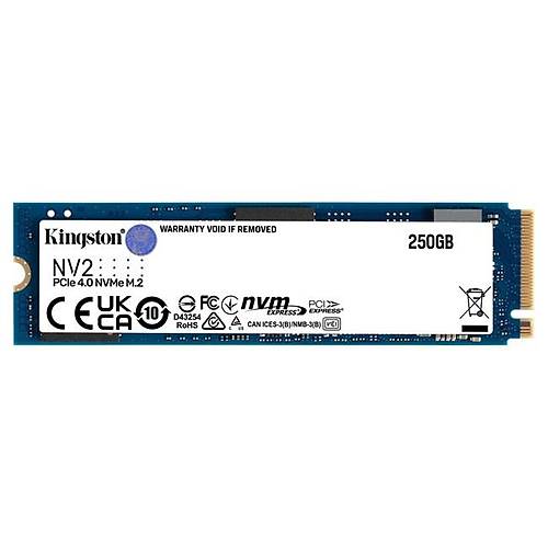 Kingston NV2 250GB M.2 2280 PCIe 4.0 NVMe SSD (3000-1300MBs) SNV2S/250G
