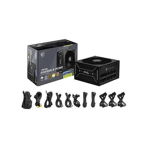 MSI Ms� Mag A1000GLS Pc�e5 1000W 80+Gold Full Mod�ler Power Supply
