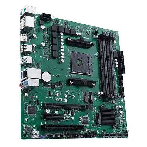 Asus Pro B550M-C/CSM DDR4 4600MHz Vga Hdmı Dvı M.2 Micro-ATX AM4 Anakart