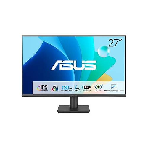 Asus VA279QG 27 IPS 1920X1080 1ms 120Hz 300CD Dp HDMI VGA Hoparl�r Vesa 3y�l 99% Srgb Eyecare, Fl�cker-Free,�er�evesiz,d���k Mavi I��k Monit�r