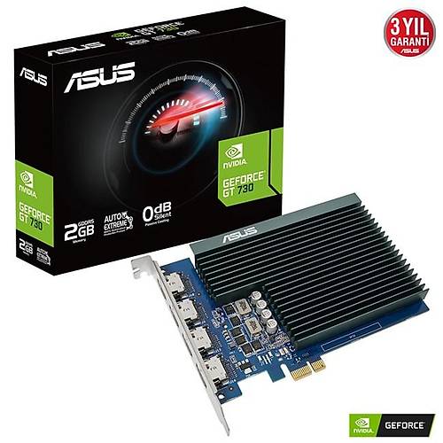 Asus GeForce GT 730 2GB GDDR5 64Bit Nvidia Ekran Kart