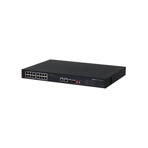 Dahua PFS3218-16ET-135 16 Port Poe 2 Port Sfp 2 Port Gb�t Uplink 10/100 Sw�tch 135W