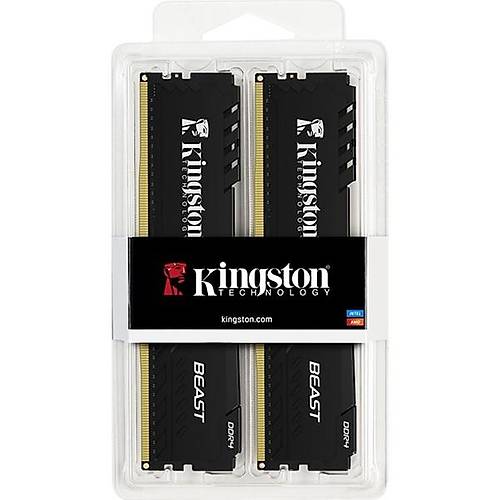 Kingston 32GB 3600MT/s DDR4 CL18 DIMM (Kit of 2) Beast Black Turkey KF436C18BBK2/32TR - RAM