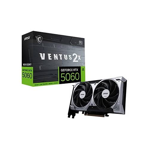 MSI Ms� VGA Geforce Rtx 5060 8g Ventus 2x Oc RTX5060 8gb Gddr7 128B DX12 Pc�e 5.0 X16 (3xdp 1xhdm�)