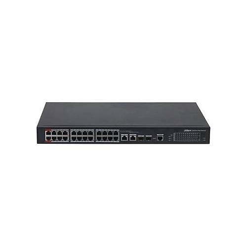 Dahua DH-PFS4226-24ET-240-V3 24 Port Poe 10/100 2x Sfp Port 2 Port 100/1000 Uplink Rack Mount 240W Hi-Poe Switch