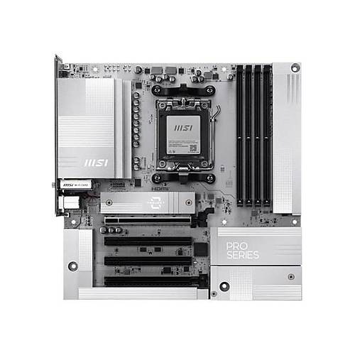 MSI Ms� Pro B850M-A W�f� Pz Ddr5 Amd B850 Am5 Soket Ddr5 8200MHZ+(OC)MHZ Matx Anakart