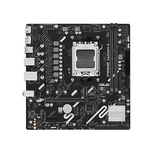 Asus Pr�me A620AM-K Amd A620A Am5 Ddr5 7600 Dp HDMI M2 Usb3.2 Aura Rgb Matx 6+2+1+1 G�� A�amalar�, 128GB?A Kadar Ram Deste�i, Asus 5x Protect�on I��