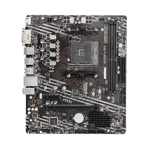 MSI A520M-A PRO AMD A520 Soket AM4 DDR4 4600(OC)MHz mATX Gaming Anakart