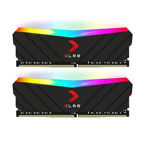 PNY XLR8 Gaming EPIC-X RGB 16GB (2x8GB) 3200MHz CL16 DDR4 PC Ram (MD16GK2D4320016XRGB)