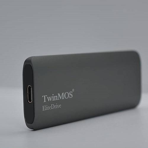 TwinMOS 256GB Taşınabilir External SSD USB 3.2/Type-C (Dark Grey)