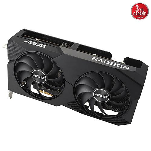 Asus DUAL RX 7600 8GB GDDR6 128Bit AMD Ekran Kart