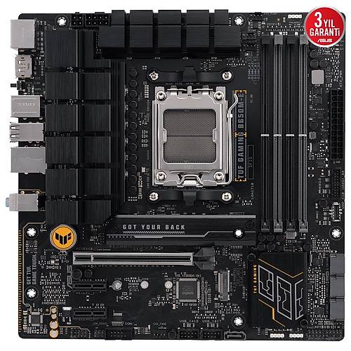 Asus Tuf Gaming B650M-E DDR5 6400 Dp Hdm 2xM.2 AM5 mATX Anakart