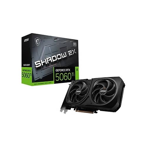 MSI Ms� VGA Geforce Rtx 5060 T� 16G Shadow 2x Oc Plus RTX5060TI 16GB Gddr7 128B DX12 Pc�e 5.0 X16 (3xdp 1xhdm�)