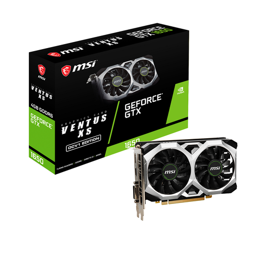 MSI GeForce GTX 1650 D6 VENTUS XS OCV1 4GB GDDR6 128Bit Nvidia Ekran Kart
