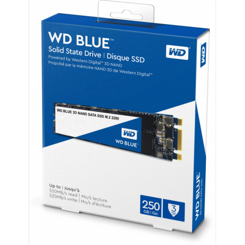 WD Blue 250GB SATA 2280 M.2 SSD (550-525MB/s) WDS250G2B0B