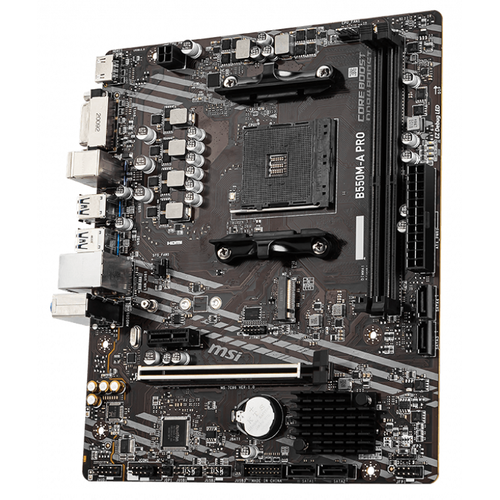 MSI B550M-A PRO 4600MHz DDR4 HDMI DP M.2 USB3.2 Micro-ATX AM4 Anakart