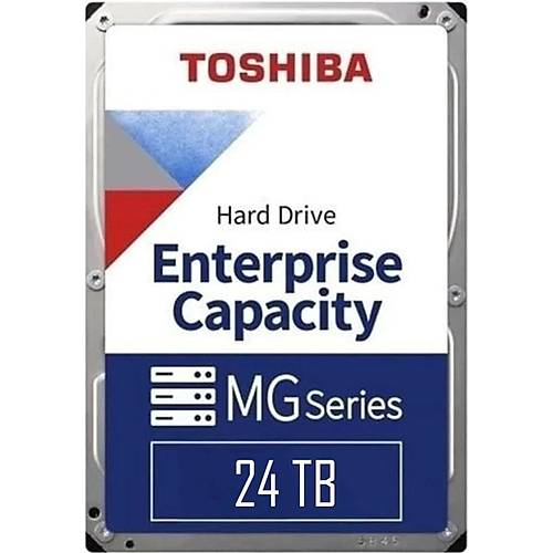 Toshiba 24tb Mg512e Mg11aca24te 7200rpm 3.5 �n� Sata 3.5 Enterpr�se Nas Ve G�venlik Diski 