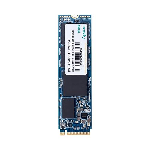 Apacer AS2280P4 480GB NVMe PCIe Gen3x4 M.2 SSD (2100/1500MB/s) AP480GAS2280P4-1
