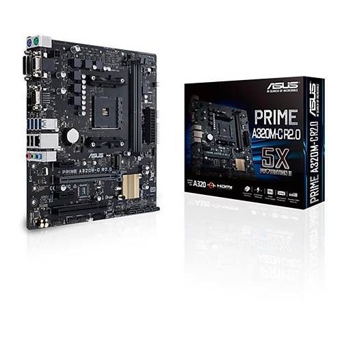 Asus Prime A320M-C R2.0 3200MHz DDR4 Hdm Dv Vga Usb M.2 Micro ATX AM4 Anakart