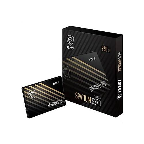 MSI SSD SPATIUM S270 SATA 2.5 960GB R:500 W:450