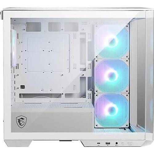 MSI Mag Pano M100R PZ 4xARGB Fanl� Micro ATX Bilgisayar Kasas� Beyaz