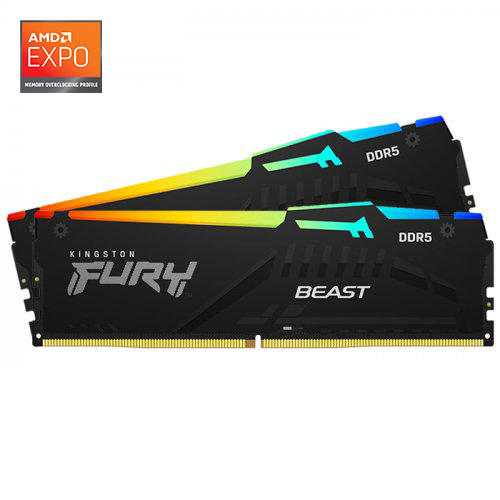 Kingston Fury 32GB (16GBx2) 6000MHz DDR5 CL36 PC Ram KF560C36BBEAK2-32