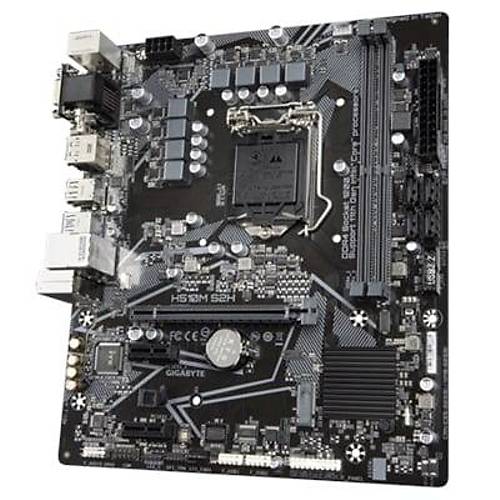 GigaByte H510M S2H 2933MHz DDR4 Vga Dv Hdm Dp Usb3.2 M.2 1200P Micro ATX Anakart